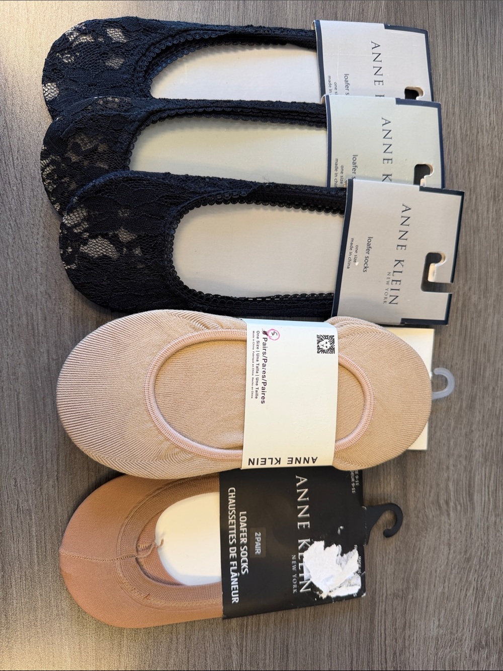 NWT Bundle of 10 Pairs of Anne Lkein Loafer Socks
